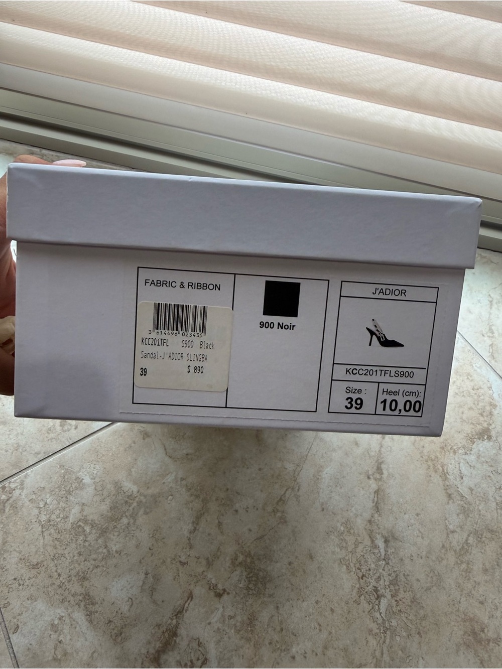 Dior J'Adior Slingback Pump
Black Technical Fabric size 39 - Picture 7 of 7